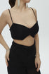 BELIZE SHINY CROP TOP